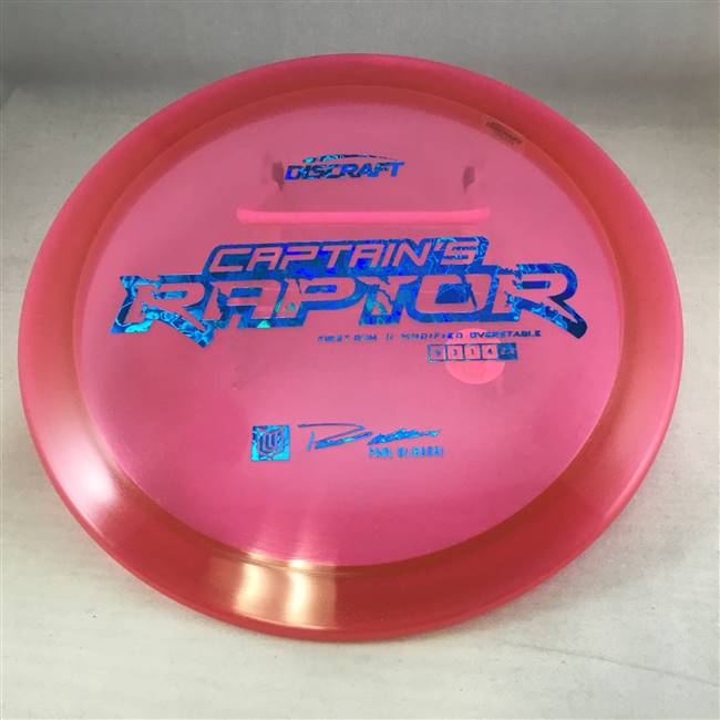 Discraft Z Captain's Raptor 173.4g - First Run Stamp