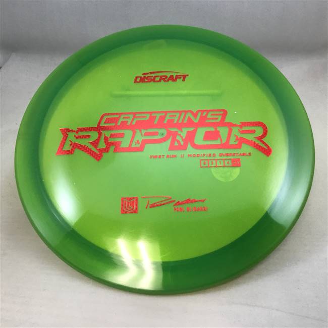 Discraft Z Captain's Raptor 173.7g - First Run Stamp