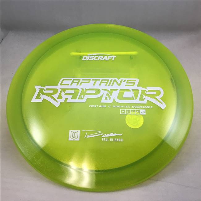 Discraft Z Captain's Raptor 175.1g - First Run Stamp
