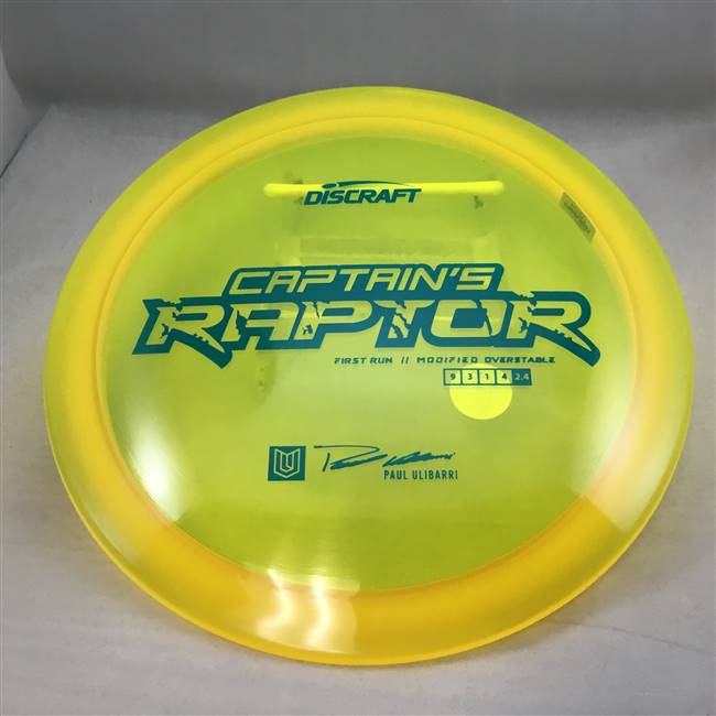 Discraft Z Captain's Raptor 173.2g - First Run Stamp