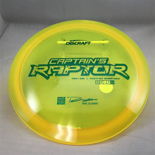 Discraft Z Captain's Raptor 174.8g - First Run Stamp