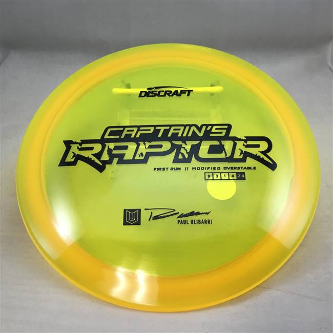 Discraft Z Captain's Raptor 175.4g - First Run Stamp