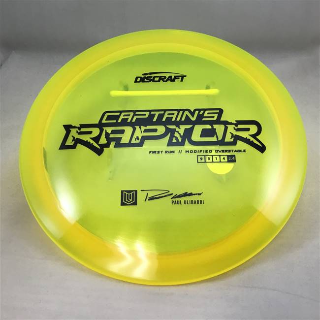 Discraft Z Captain's Raptor 175.2g - First Run Stamp