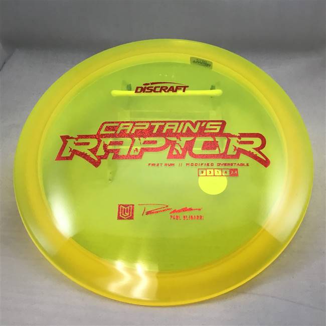 Discraft Z Captain's Raptor 175.7g - First Run Stamp