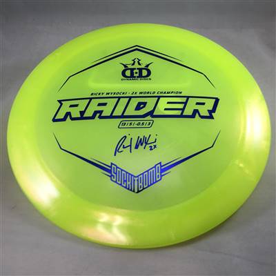 Dynamic Discs Lucid Glimmer Raider 175.2g - Ricky Wysocki "Sockibomb" Stamp