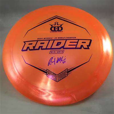 Dynamic Discs Lucid Glimmer Raider 175.7g - Ricky Wysocki "Sockibomb" Stamp