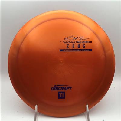 Paul McBeth Ti Zeus 173.2g  - Paul McBeth Ti Edition Stamp