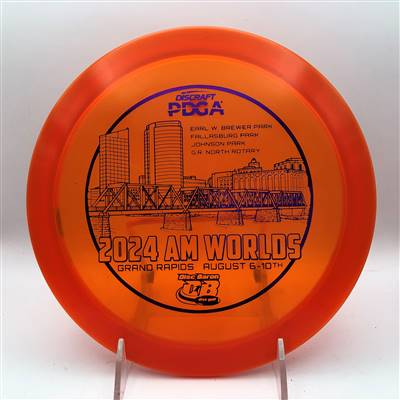 Discraft Z Raptor 175.4g  - 2024 Amateur World's Dave Lonteen Stamp
