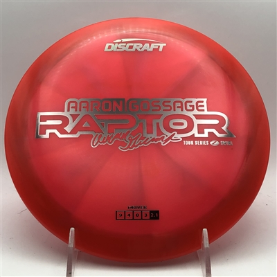 Discraft Z Swirl Raptor 176.3g - Aaron Gossage 2025 Tour Series