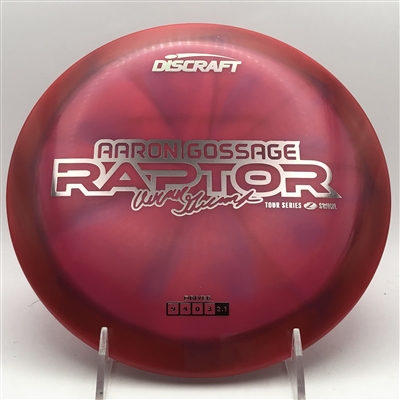 Discraft Z Swirl Raptor 176.6g - Aaron Gossage 2025 Tour Series