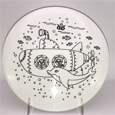 Dynamic Discs Fuzion Motive 148.0g  - Submarine Stamp of Coloring Book Series
