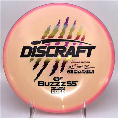 Discraft ESP Buzzz SS 169.1g - 2026 Pro Worlds ESP Buzzz SS - 6x Claw