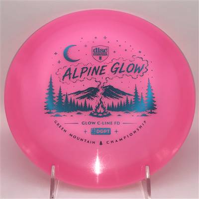 Discmania Glow C Line FD 177.0g  - Green Mountain Championship & Glow in the Dark